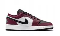 air jordan 1 low dunk se dark beetroot black roma green